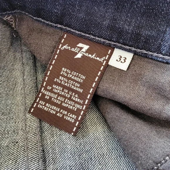 7famk Austyn 33x30 Relaxed Straight Leg Jeans - Picture 5 of 5